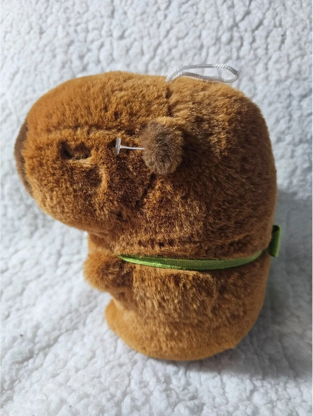 Capybara Plush Toy Brown Stuffed Animal With Turtle Backpack Doll 7.5